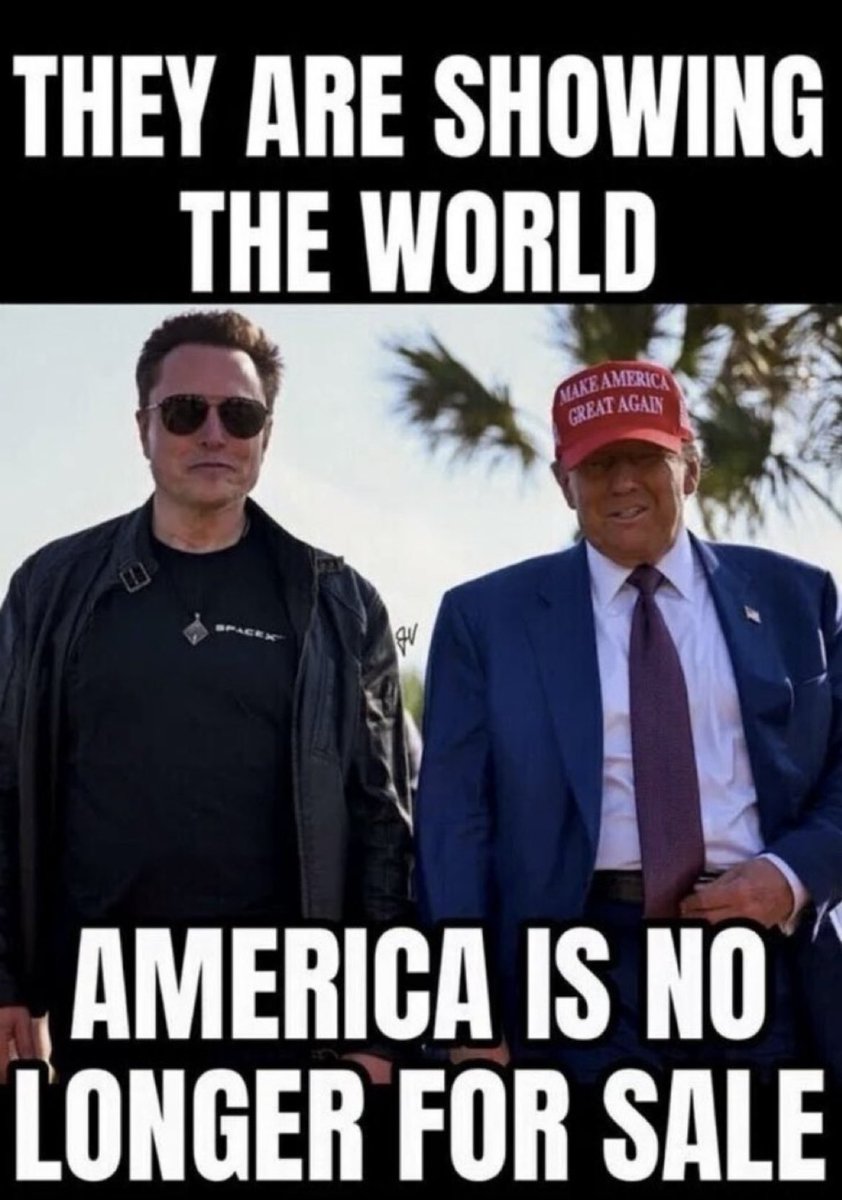 ultramaga_1's tweet photo. Two of the greatest patriots of our lifetime. 
God bless President Trump and Elon Musk. https://t.co/p1M4QTcE1m