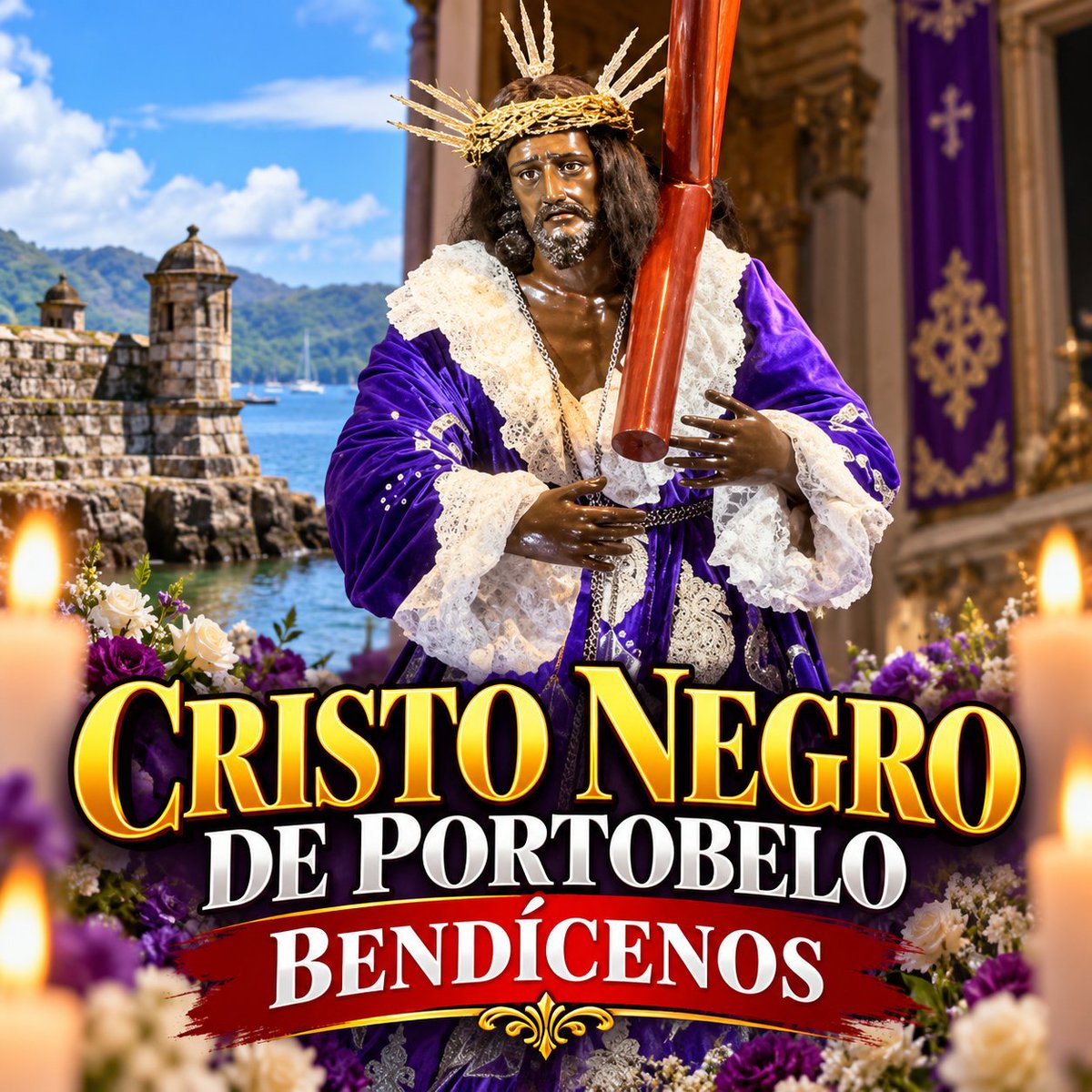Traficologo1's tweet photo. Cristo Negro de Portobelo, bendícenos.. https://t.co/jDThKWI0Gu