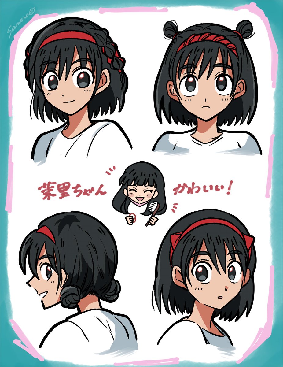 pinkdevil_atm's tweet photo. 体育祭でヘアアレンジしてもらった茉里ちゃん見たいよね
#さよララファンアート部 https://t.co/bN9uuFPzx3