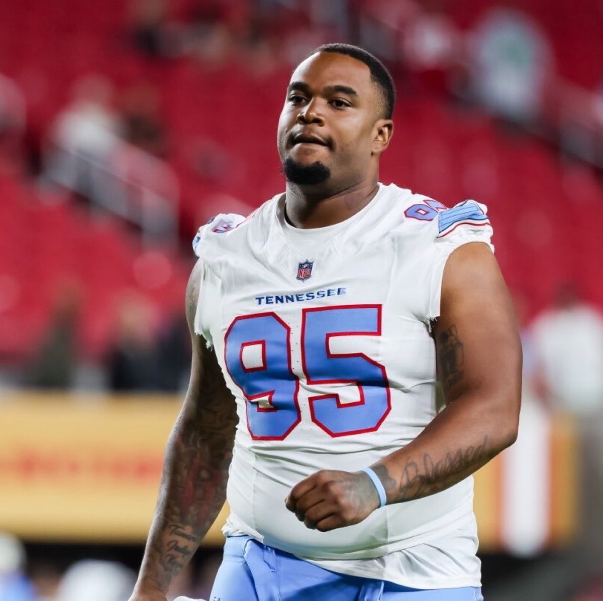 NFLRT's tweet photo. Jordan Elliott reportedly went to his car to grab his gun after an altercation with OT JC Latham at practice last week.

The Titans released Elliott on Tuesday. https://t.co/ev8jYwUXPj