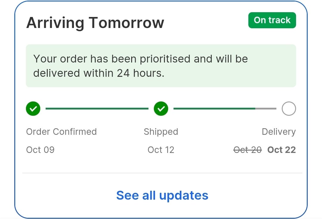 Saamii_69's tweet photo. How short of delivery guys is @Flipkart ?

Its been 2 weeks the delivery date keeps getting pushed, it never even touches out for delivery

Worst part is you can't even talk to a human regarding this 

Thanks for this shit service @flipkartsupport https://t.co/GiR3DfUJR4