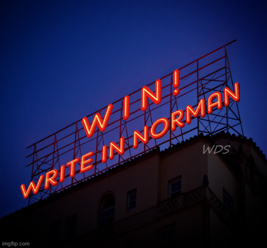 NMLifestyles's tweet photo. #writeinralph #writeinralphnorman https://t.co/MqfTNDTumd