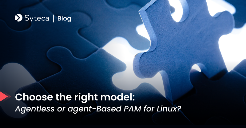 SytecaPlatform's tweet photo. 👉PAM Linux Security: Agentless or Agent-Based Deployment? | Syteca (https://t.co/5GZiHlmbbv)
When securing your Linux environment with #PAM, the question is not “#agentless or agent-based?” It is whether your team only needs access control, or also the ability to see, investigate, and block privileged activity on critical #Linux systems. We explain the difference between deployment models, share seven #LinuxPAM best practices, and describe how a hybrid model can balance lower deployment effort with stronger session visibility.
 
#cybersecurity #Syteca