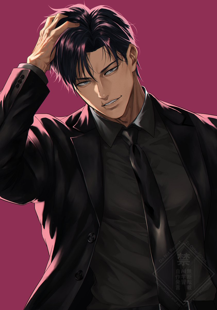 nekono_1231's tweet photo. Suit　甚 https://t.co/sJy9Vno1pY