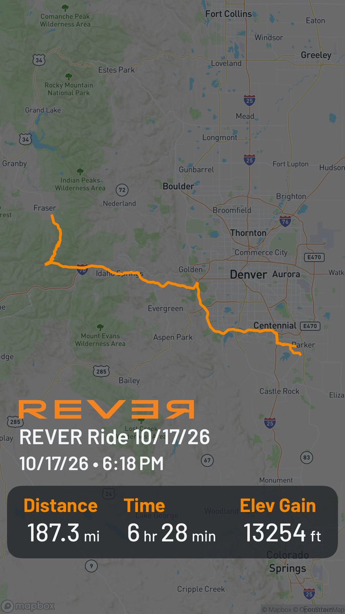 CandyGramAK's tweet photo. Went on a sick ride with my Friend last weekend to Winter Park CO for a sandwich 🥪 

Trip was really ~5 hours but I forgot to turn off the trip tracker lol

#adventure #roadtrip #Travel https://t.co/37BSDxS1uS