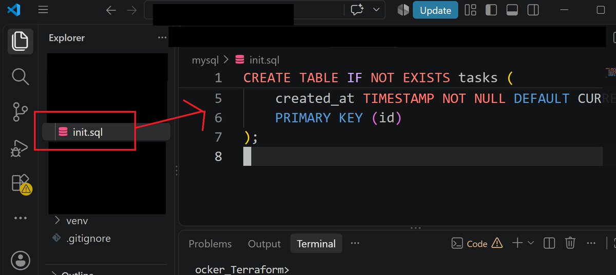 infosec_coder's tweet photo. 💥  🛠️  MySQL Database Schema 🛠️   💥
#aws #infosec #linux #webdev #devops #devsecops #database 

Learning more about:
- MySQL container images 
- Updates to init.sql does not update an initialised database
- Commands to update subsequent schema changes
❤️ tech life https://t.co/AJ2HJZL3ec