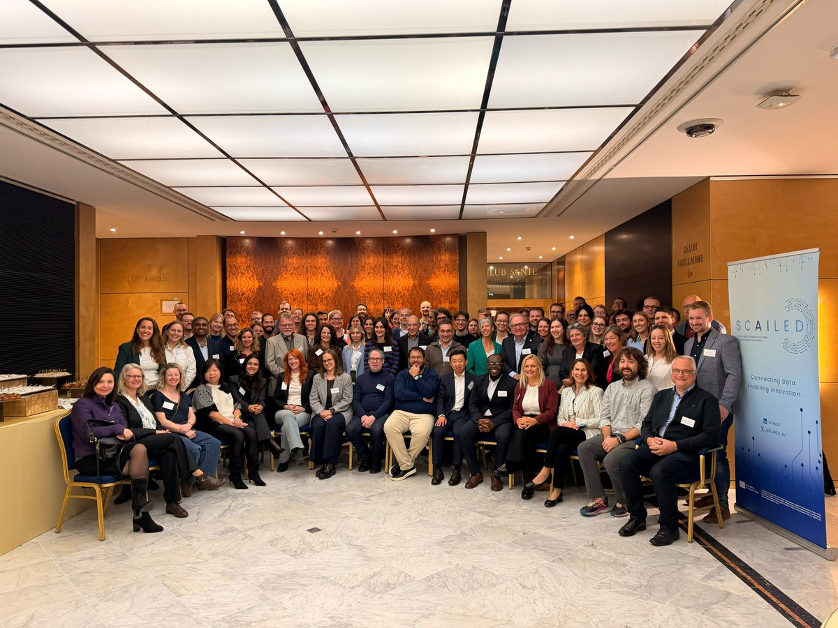 SCAILED_EU's tweet photo. The EU boosts AI-based healthcare innovation with the launch of the SCAILED project.

#SCAILEDEU will advance secure health data access and AI innovation across Europe.

➡️Read the press release: https://t.co/iawAEttqxY https://t.co/Zv5yaCxBYO