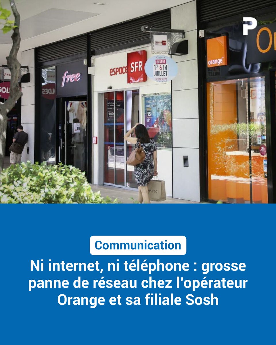 Le_Progres's tweet photo. Communication. Ni internet, ni téléphone : grosse panne de réseau chez l’opérateur Orange et sa filiale Sosh
➡️ https://t.co/PTONVfMnOl https://t.co/E76qbSQ1c4
