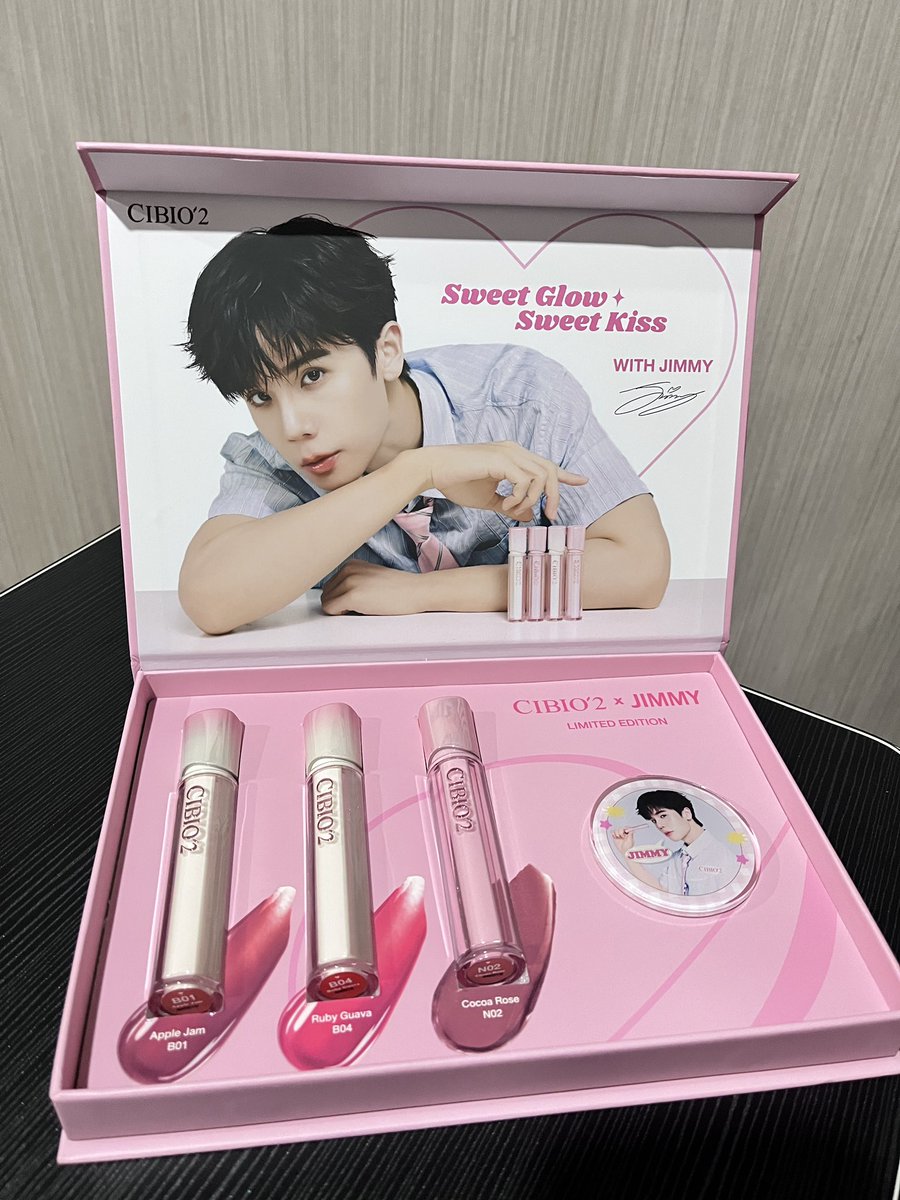 gggiften's tweet photo. น่ารักมากกกก 💜 

#CIBIO2 #SweetGlowSweetKissWithJimmy  #CIBIO2LIPSERUM  #CIBIO2MatteLip #CIBIO2GlossyLip #CIBIO2xJIMMY https://t.co/8YVJHMd9Bx