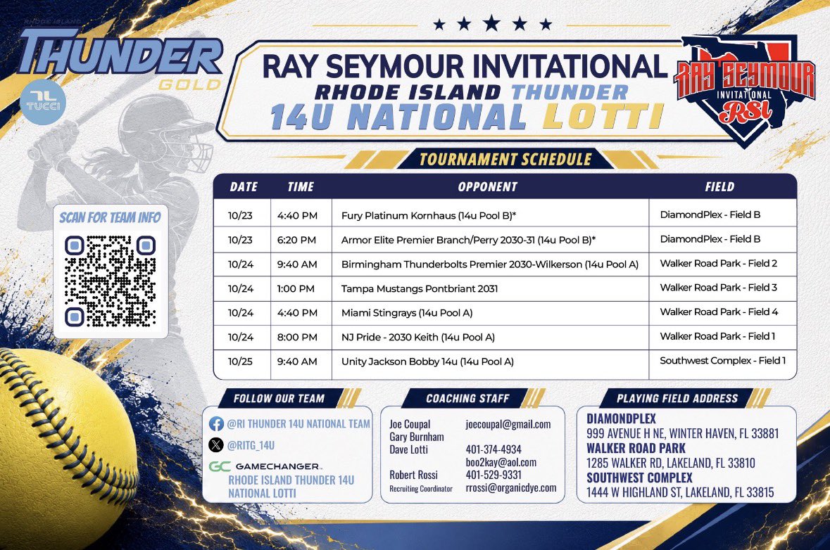 AustynBorer17's tweet photo. So excited to be heading down to Florida for the @ray_seymour invitational! Getting ready to compete and get back on the field with my teammates!!
@RITG_14u @ConnectSports_ @jcoupal @thunderjam134 @Frank_Lieto @BobRossiRITG @SoftbalAmerica https://t.co/35Gacz2evl