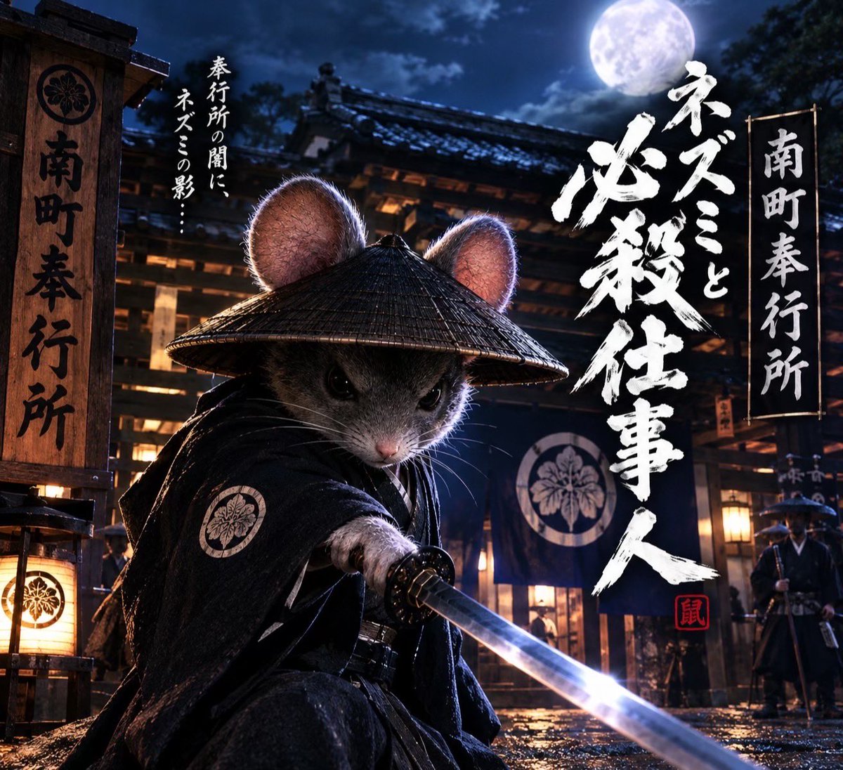 SG__85's tweet photo. ネズミの仕事人w https://t.co/O6LaVErgMm