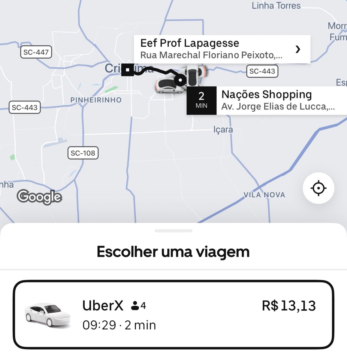 jardelito's tweet photo. fui chamar um uber

agora observem o valor da corrida https://t.co/sLvo2KHY5m