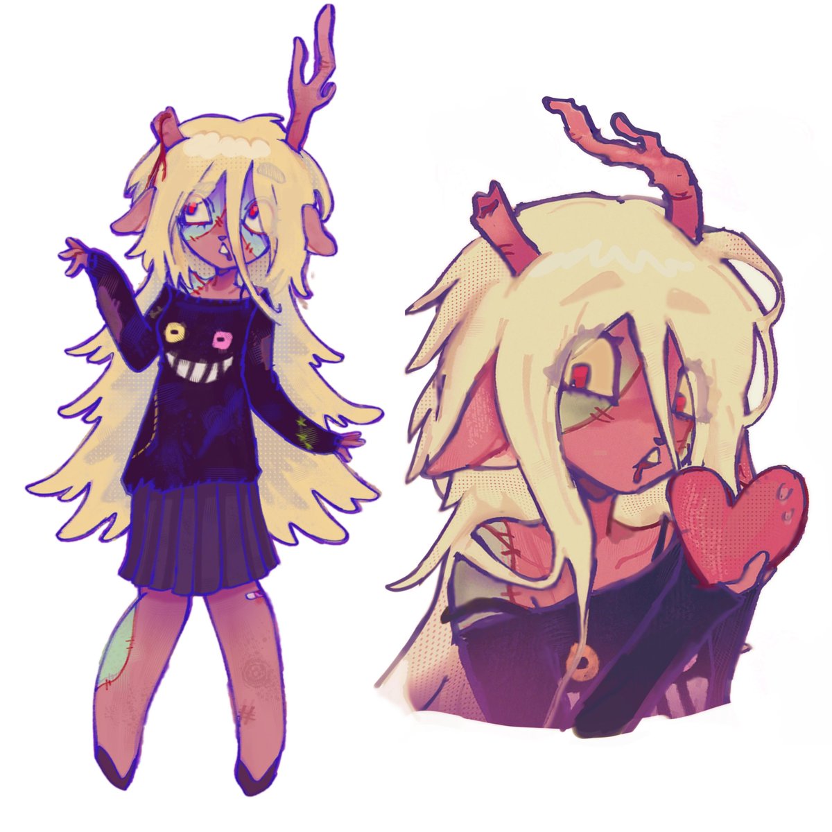 novynell's tweet photo. this  is my cutie zombelle #deltarune https://t.co/kohdPNS2GO