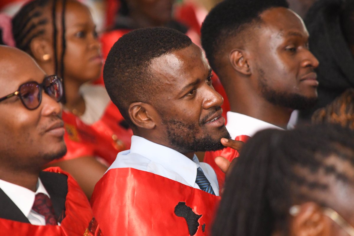 StrathU's tweet photo. In his opening remarks at the #LeadershipAcademyGraduation2026, Mr. Anthony Kahindi, the University Secretary, challenged the graduates to reflect on some fundamental questions:

1. Can you lead for others, not yourself? 
2. Why should anyone be led by you? What is your gift to the people you lead?
3. Can you stop doing and start leading?
4. Can you lead from a place of deeply held principles? 
5. And finally, can you earn and deserve the privilege of leadership?

 #MadeinSU