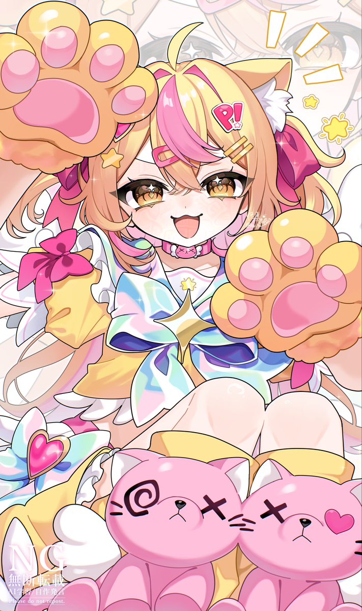Akita_aaa2's tweet photo. 新衣装が可愛すぎる💛🐣🎀
#ぴーまるあーと https://t.co/0X19eNHryI