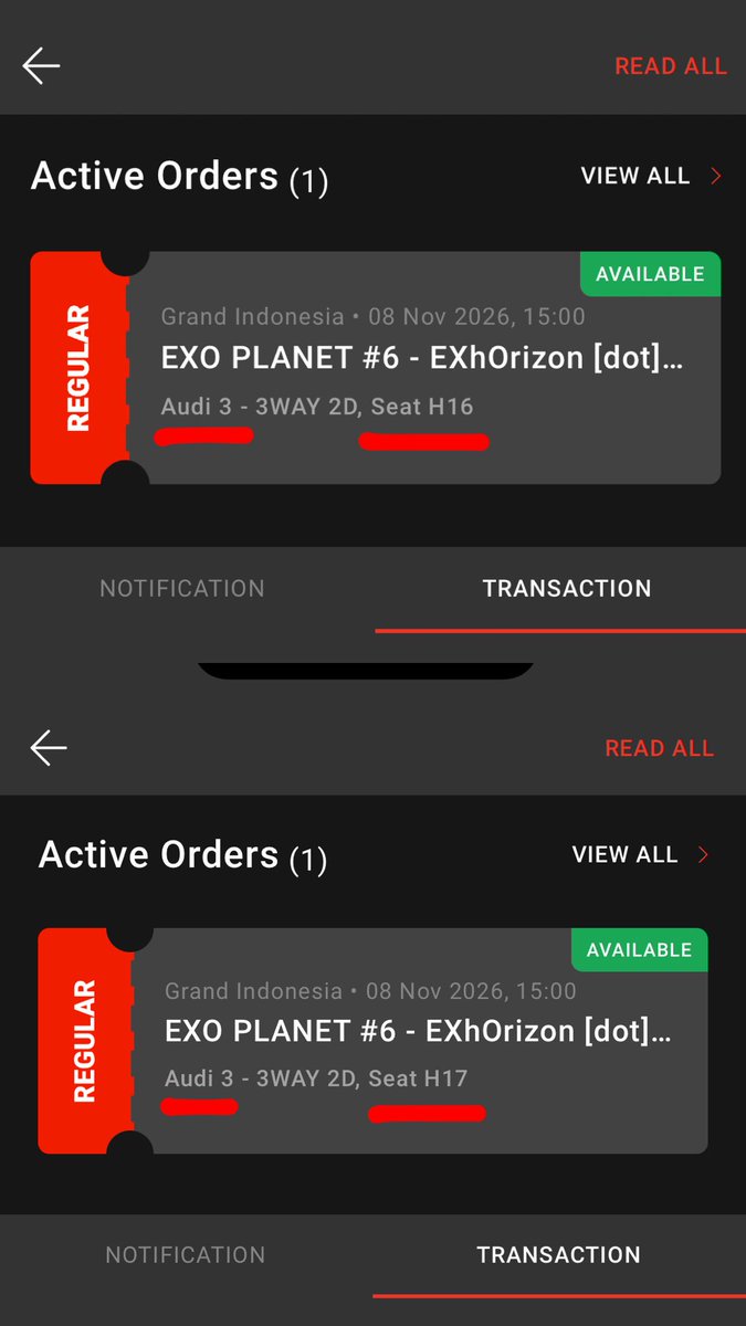 1127season's tweet photo. Guys ayoo bantu beli tiketkuu :'D. Benerrr2 no scam, boleh tanya / minta segala proof, dm ajaa! 
#wts #EXhOrizonDotInCinema https://t.co/ix62aYEHzf