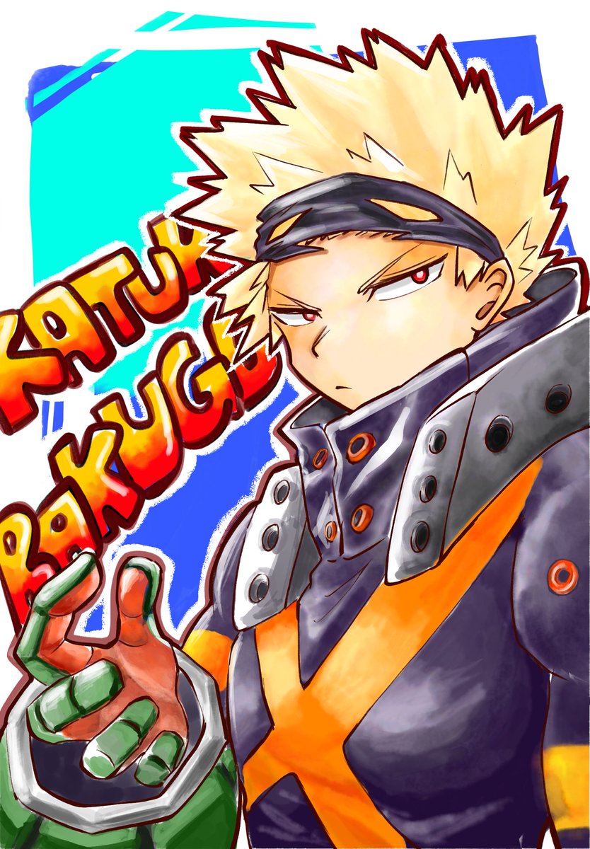 PIEN0424's tweet photo. ちょっと線と塗りを若干変えて、ポップな感じで見ました！
#MHA https://t.co/tynL8obQkU