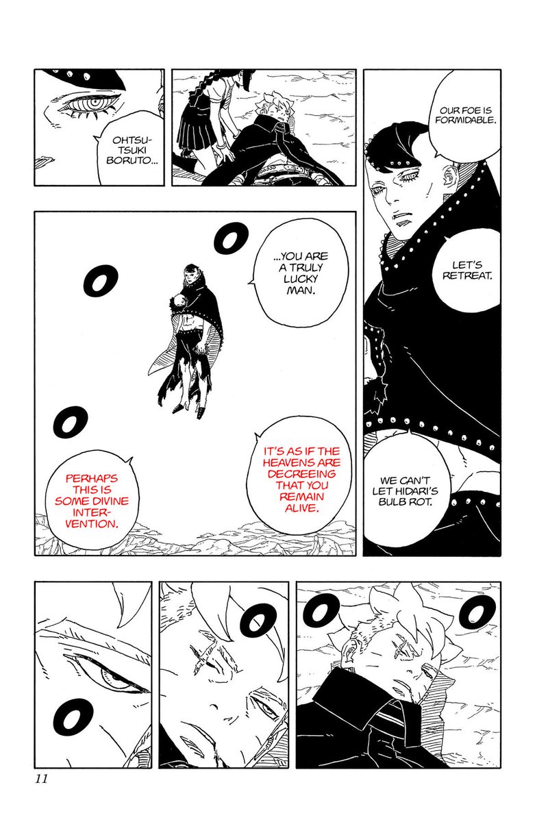 griizo2020's tweet photo. there are hints that certain things happen for seemingly no reason, like sasuke saving boruto or jura sparing boruto’s life, as if something much bigger is pulling the strings behind the scenes, guiding these events toward a certain path
SHIBAI??!
#BORUTO #BorutoTwoBlueVortex https://t.co/slrffZgjwY