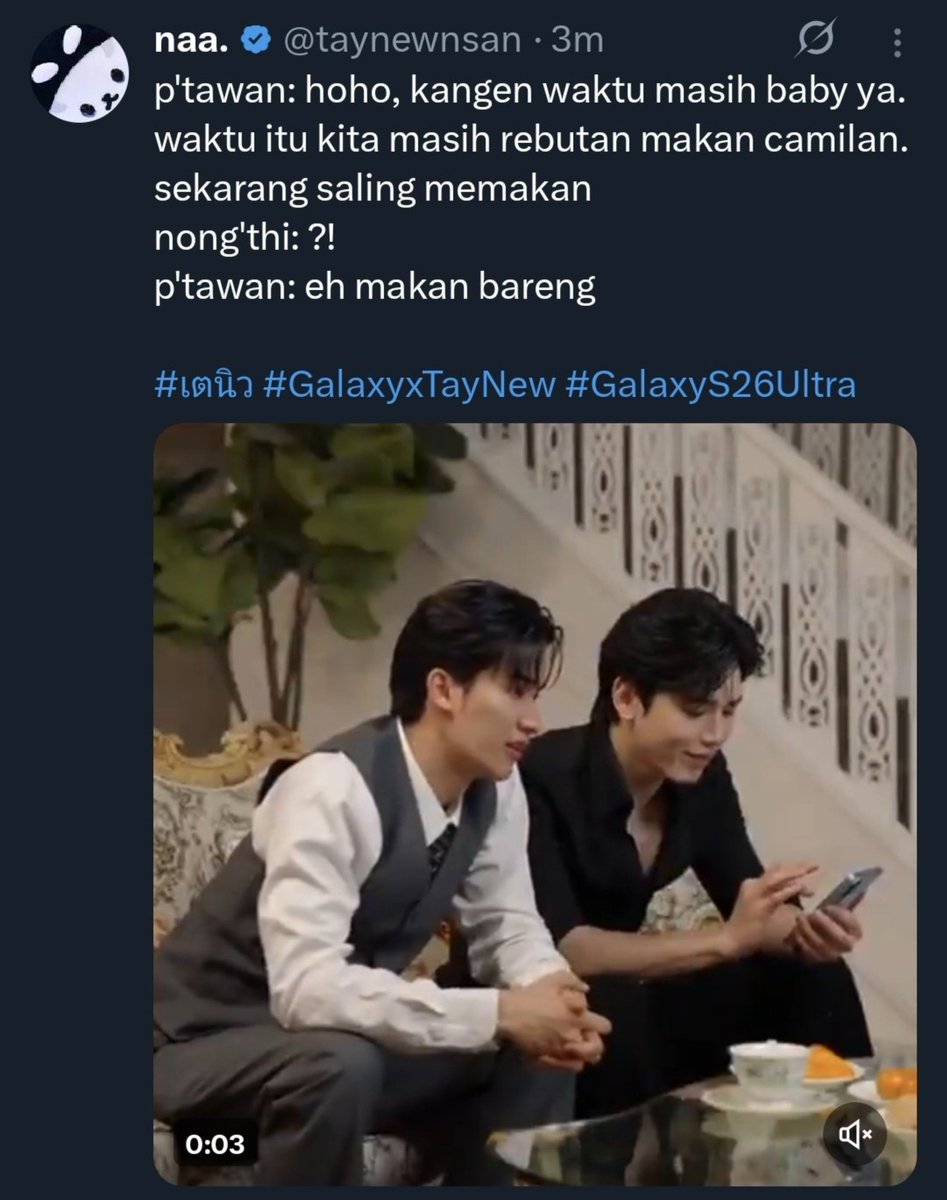 taynewnsan's tweet photo. stress 😭😭 iya deh new, kamu makanan, tay suka makan kamu. kalian sering saling memakan 😭😭 https://t.co/vehfV6uy2L