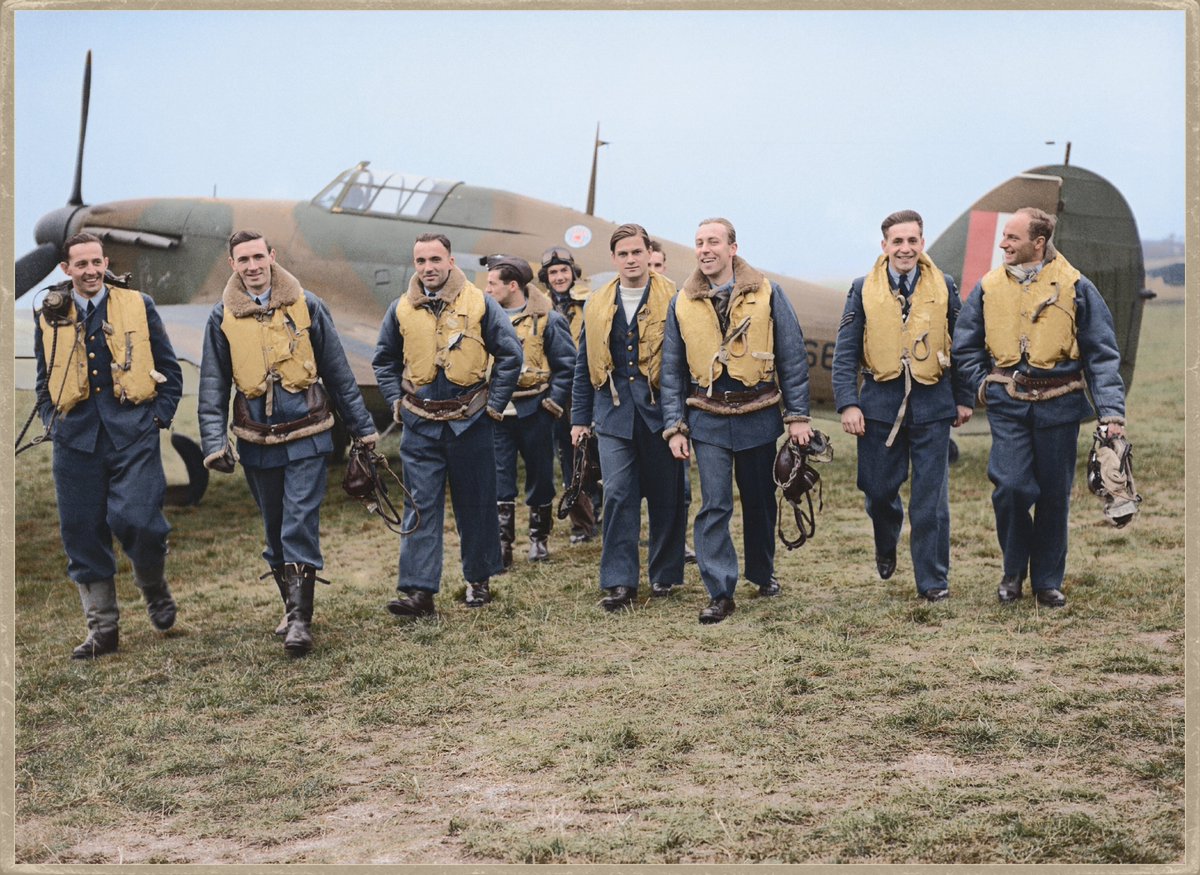 CodexLiminis's tweet photo. Niech żyje Polska!

The Polish Squadron That Claimed 126 Kills in 42 Days

He broke formation, attacked a German aircraft and shot it down.
Back on the ground, he was reprimanded—then congratulated.
On 30 August 1940, Ludwik Paszkiewicz had been on a training flight near London.
His unit, No. 303 (Polish) Squadron, was not yet operational.
The next day, it was cleared for combat.

Britain urgently needed fighter pilots, but the Polish exiles had faced doubts about their morale and difficulties with English.
Many had already fought in Poland or France.
Defeat had driven them abroad; it had not erased their combat experience.
They flew Hawker Hurricanes.
Trained to close with the enemy before firing, they set their eight machine guns to concentrate their fire at 200 yards.
Skilled ground crews kept the aircraft ready to fly.
After the fighting on 15 September, one team repaired nine badly damaged Hurricanes overnight for the next day's operations.
Their mounting claims attracted suspicion.
According to an account cited by the RAF Museum, Northolt's station commander, Stanley Vincent, followed them into battle to check.
Over London's docks, he watched them tear into a large German formation.
He returned convinced.

In 42 days, the squadron claimed 126 German aircraft destroyed—the highest tally reported by any RAF squadron in the Battle of Britain.
Eight of its pilots died during the battle.
Later research revised the victory total downwards.
The RAF Museum cites an estimate of about 79 aircraft.
The famous 126 is a wartime claim, rather than a final count established from both sides' records.
Paszkiewicz did not survive that September.
He was killed on the 27th.

The survivors helped win the war, but Poland came under Soviet-backed communist rule.
Many Polish airmen remained abroad.
After fighting for Britain, how were they to choose between returning to that Poland and building a life in exile?