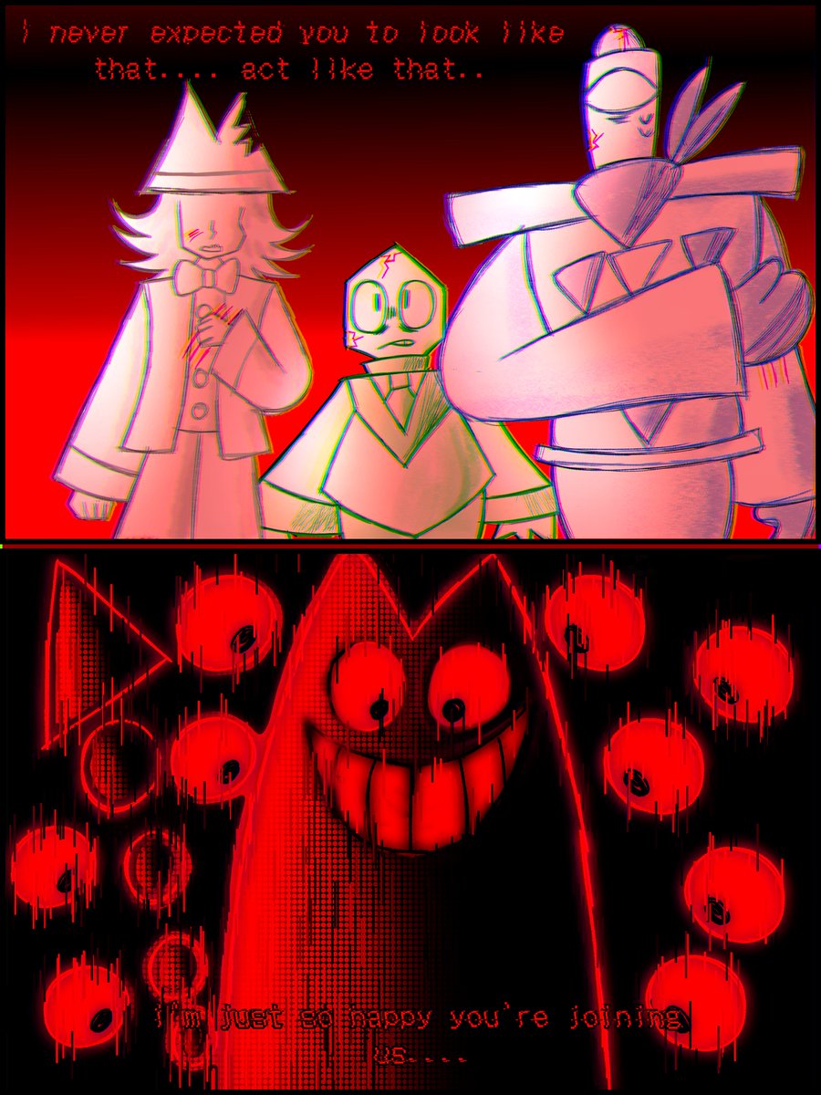 sluggishsifon's tweet photo. Putting dis here just incase, Day 20's art has bright color & eyestrain
Miketober2026 Day 19: Trashy Trio
& Day 20: a....FRIEND?
Trash trio got their asses beat,& FRIEND just so happen to be red for a strange reason...yee :) #miketober2026 #miketwt #polymikes #utdr #art https://t.co/rnHBCZJ1YS