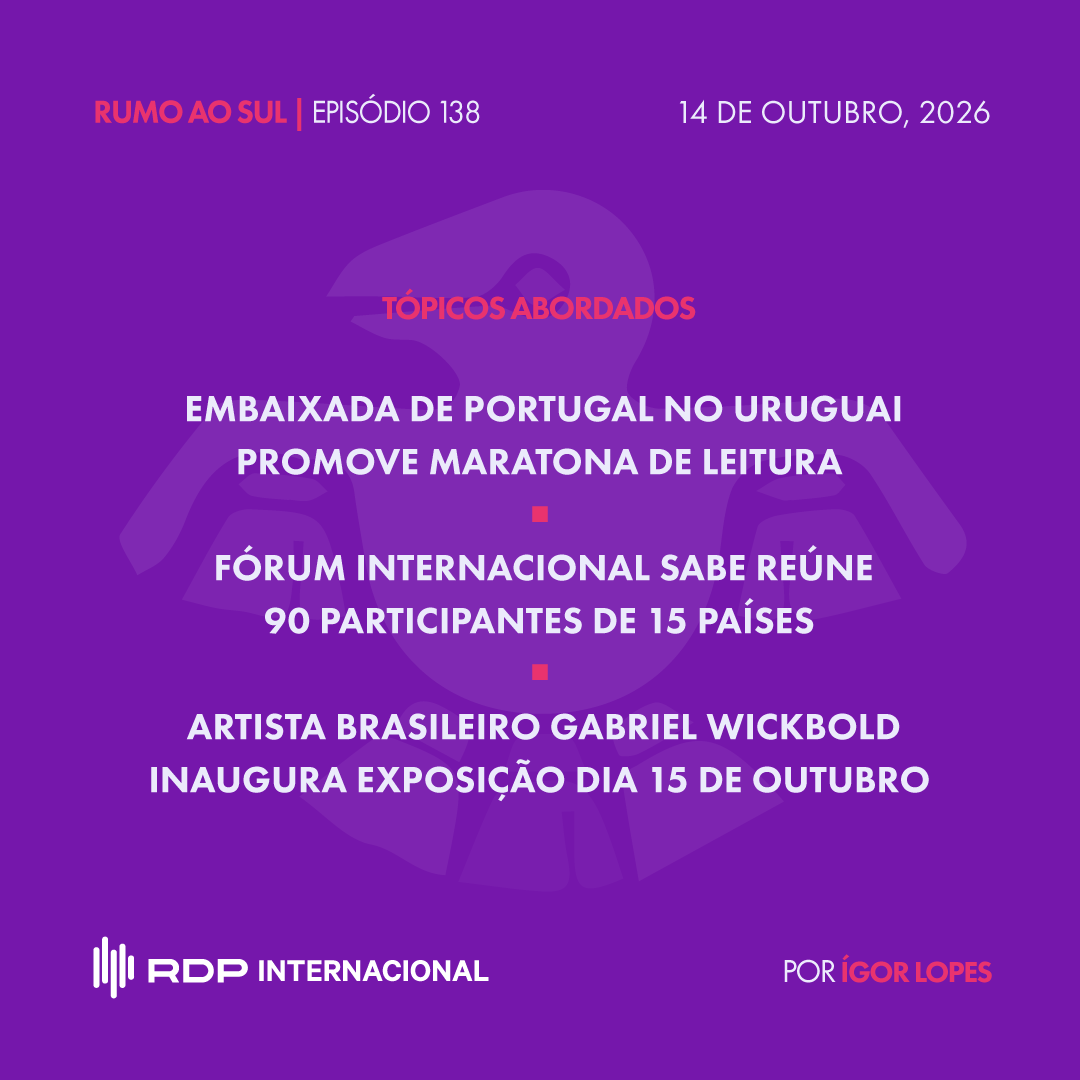 IgorPLopes's tweet photo. ✅ Na edição desta semana do podcast "Rumo ao Sul", que lidero ao lado da Andreia Rocha, na RDP Internacional, abordamos temas que valorizam a conexão entre Portugal e a América do Sul.

📌 Conheça os temas em destaque nas imagens abaixo.

📟 Ouça em:
https://t.co/JQwesOs4Lm https://t.co/sKCIyw22xf