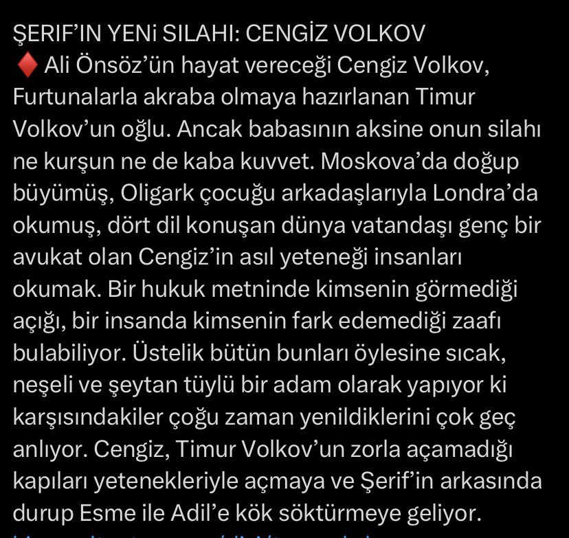 defneyorukss's tweet photo. ortilerin sm etkisi altinda kalarak kalemlerine ihanet etmeleri cok rezil bi durum karakter tanitimiyla yazdiklari karakter uyusmuyor cengizide hop bi anda iyilik melegi yazmaya karar vermisler gecmis olsun siz senaristligi birakin acilinden https://t.co/omatOtzJln
