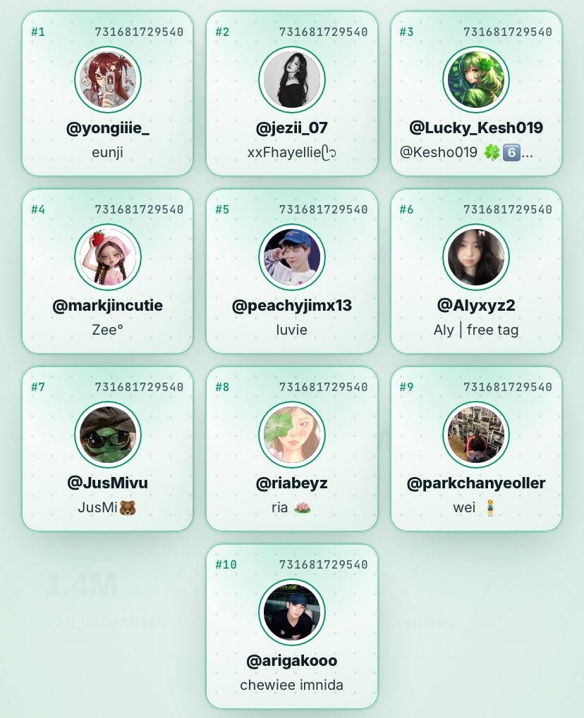 getagripat's tweet photo. drop qr 🫶

@yongiiie_ 
@jezii_07 
@Lucky_Kesh019 
@markjincutie 
@peachyjimx13
@Alyxyz2 
@JusMivu 
@riabeyz 
@parkchanyeoller 
@arigakooo https://t.co/gsQOyldbHD