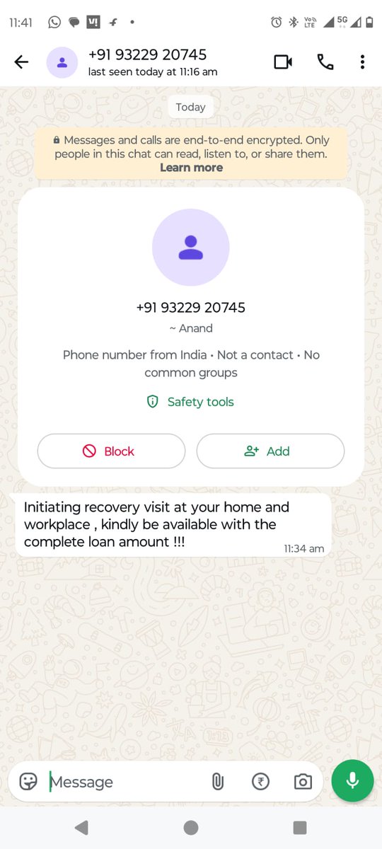 NotoHarassment1's tweet photo. Dear @earlysalar53892 , I am facing financial difficulties and have already communicated my situation, yet I am concerned about the recovery practices being followed. I request that Fibe ensure all recovery communication remains professional @RBI https://t.co/sX2t3J8XmW