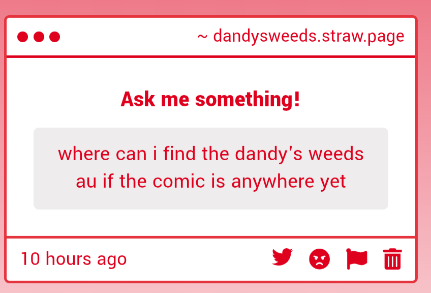 Capikarks's tweet photo. @DANDYSWEEDS here and on Tumblr 

Nothing is out yet m still making a backlog of chapters n ironing everything out fully n all that butttttt it should be coming early December https://t.co/lG40poU0bQ