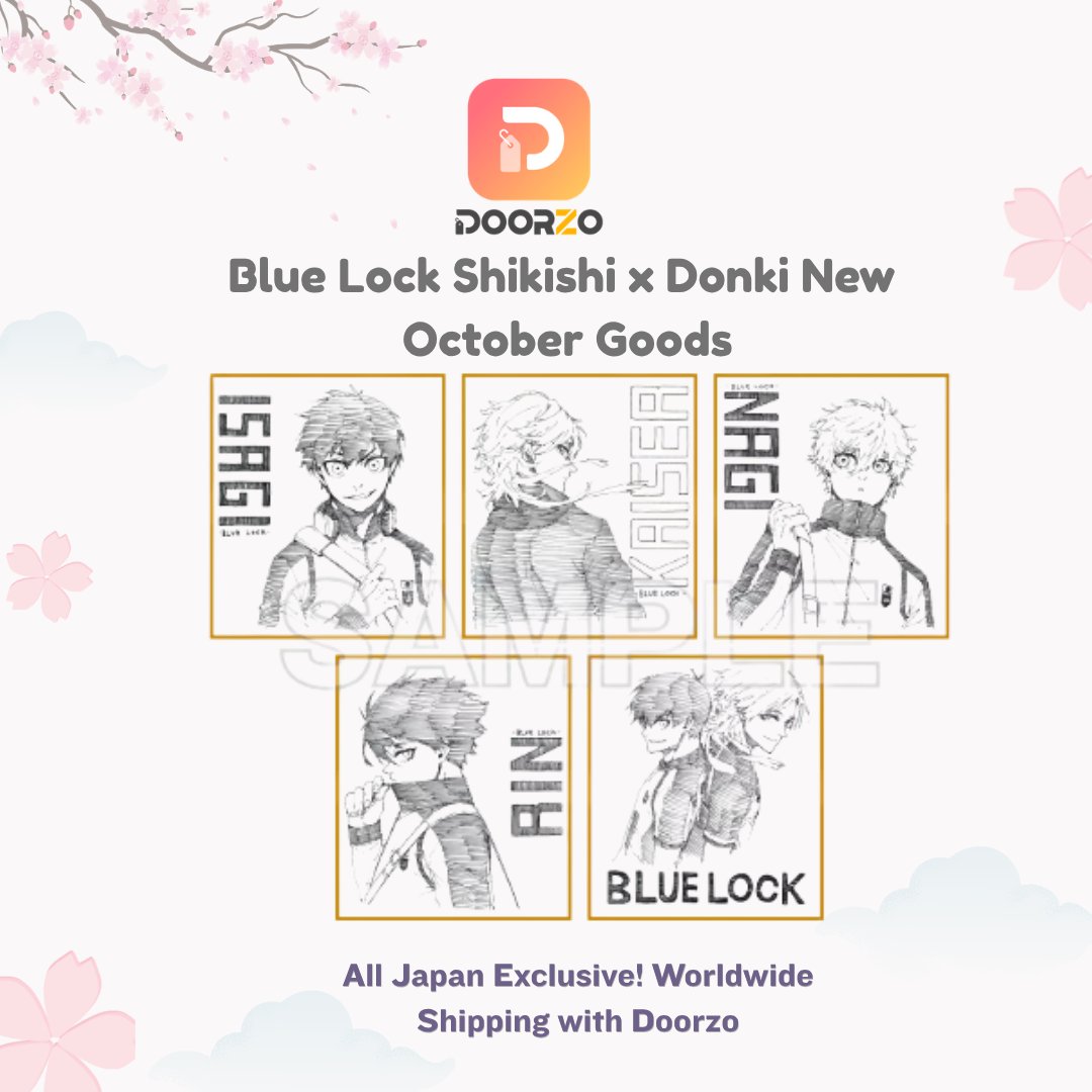 Doorzo_Service's tweet photo. Isagi & Kaiser together?! 👀💥 Check out these Blue Lock autographed-style papers from the Don Quijote collaboration featuring your favorite characters!

💙 Perfect for Blue Lock fans and anime merchandise collectors looking for Japanese-exclusive finds.

🇯🇵 Want to hunt for anime goods from Japan? Shop through Doorzo, your Japan proxy shopping service! 🛍️

🔗 https://t.co/DifFwFPIhx