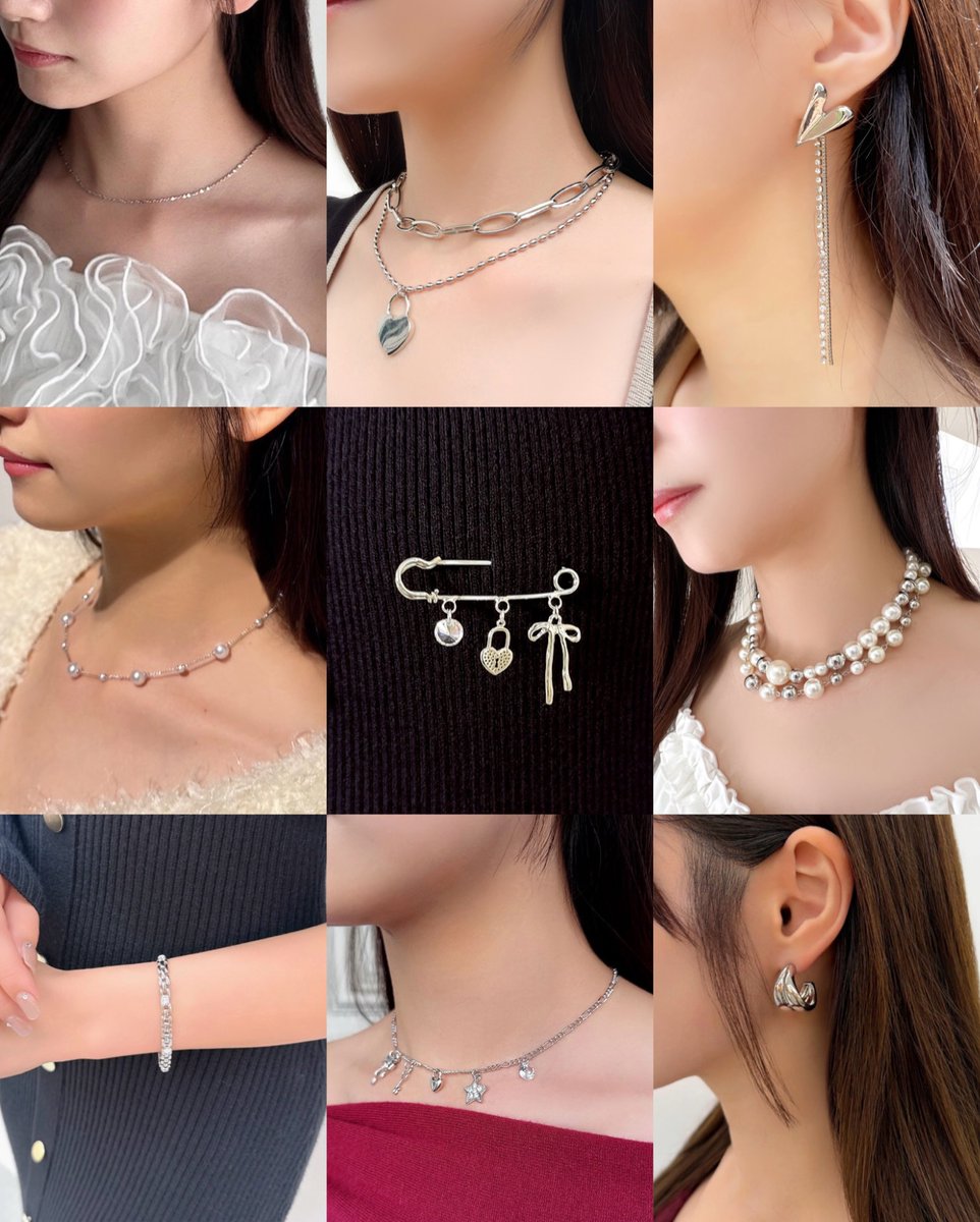 RESEXXY's tweet photo. シルバーアクセサリー🌑 ྀི https://t.co/U2DTKo41hd