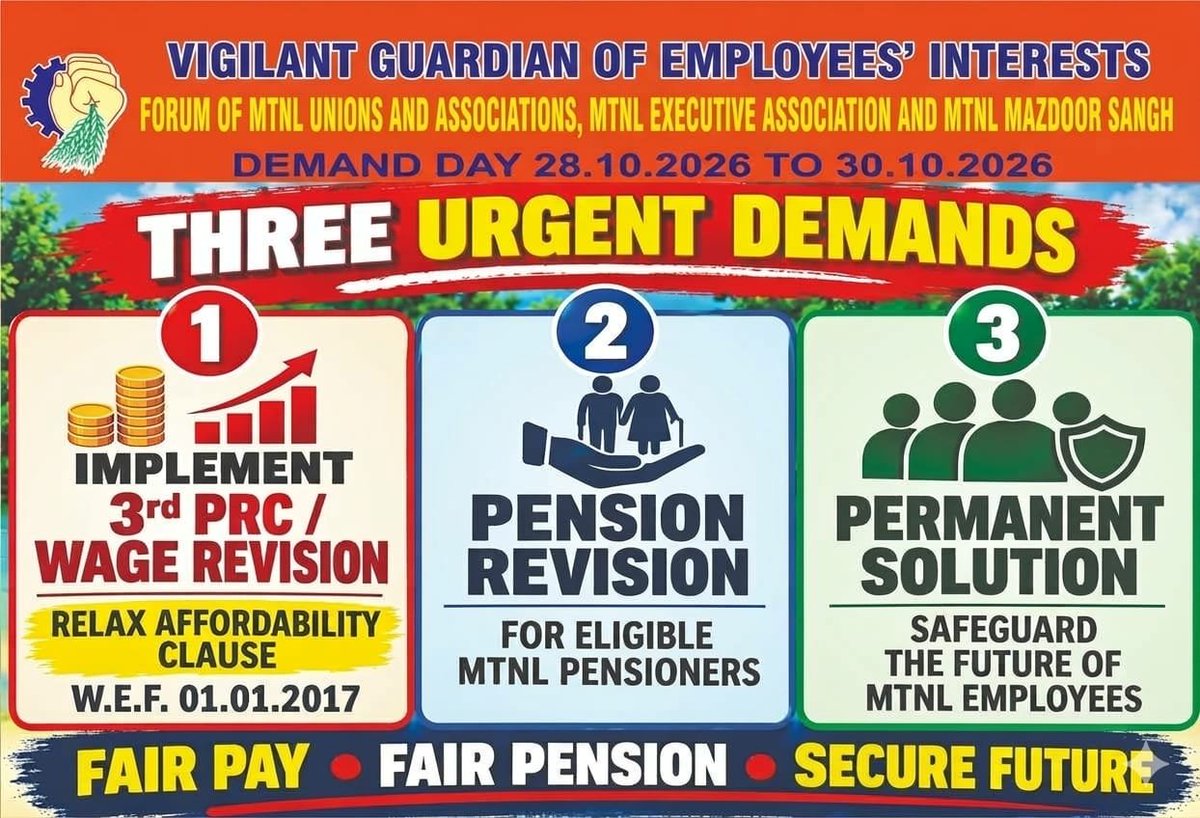 nkbeet's tweet photo. Profit shouldn't be the only lens to evaluate a public strategic asset. #MTNL fulfills essential social obligations in adverse conditions. The affordability clause must be relaxed @JM_Scindia @CMDBSNL @DoT_India @pib  #3rdPRC_MTNL #Remove_Affordability_Clause https://t.co/WRXlzYKUOY