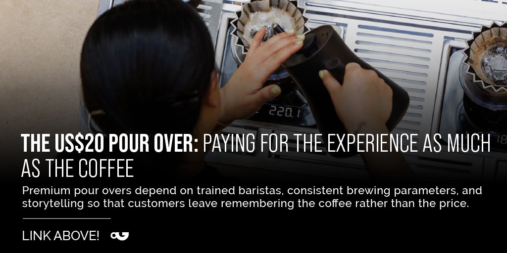 PerfectDailyG's tweet photo. Premium #pourovers depend on trained #baristas, consistent brewing parameters, and storytelling so that customers leave remembering the #coffee rather than the price.👉

https://t.co/ysiDYFnYTL https://t.co/lAoVW5siRt