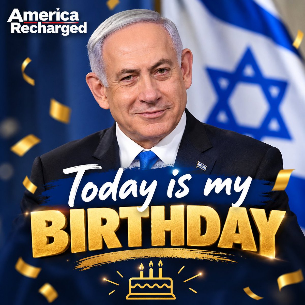 AmericaRecharge's tweet photo. 🎂 Benjamin Netanyahu: Strong Leader or Controversial Figure? 🇮🇱

His leadership continues to spark global debate.

💬 How will history remember him?

A) 🇮🇱 A strong leader
B) ⚖️ A controversial politician https://t.co/yvviBWT6Ks