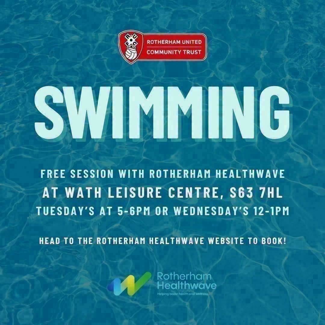 Stag_RosePPG's tweet photo. #wednesday #FREE sessions with Rotherham Healthwave  &amp; @RUFC_CT 

BOOK NOW through the Rotherham Healthwave website and make a splash this week! 🌊 https://t.co/5Vn3yoamVs

#RUCT #FreeSwimming #RotherhamHealthwave #WathLeisureCentre #ActiveRotherham #pilates https://t.co/PRqvqK8UgX