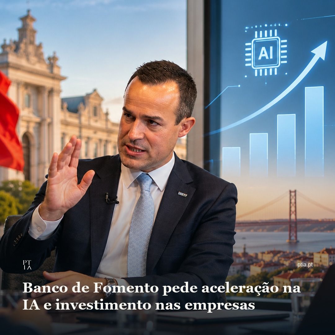 PTIAPTPT's tweet photo. Banco de Fomento pede aceleração na IA. O alerta, de 9 de outubro, junta infraestrutura a talento, gestão e financiamento. Ângulo PTIA: atrair investimento só cria valor duradouro se chegar às empresas.

#IA #PTIA https://t.co/euxIJyPo7H