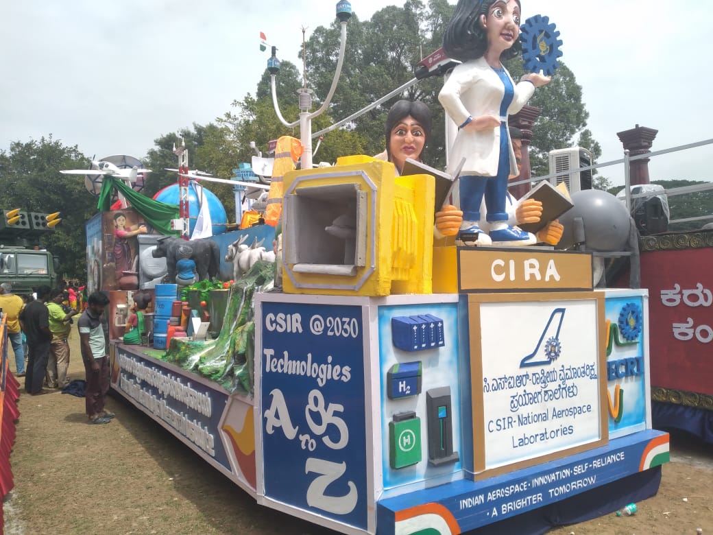 csircftri's tweet photo. CSIR-CFTRI along with CSIR-NAL and CSIR-NIDSA participating in the world famous Mysuru Dasara 2026. It coincides with the CFTRI 77th Foundation Day. CFTRI's theme includes infant baby food from buffalo milk, ragi mudde (ragi ball) making machine, spirulina cultivation, and others https://t.co/Ct3M6dyOeh