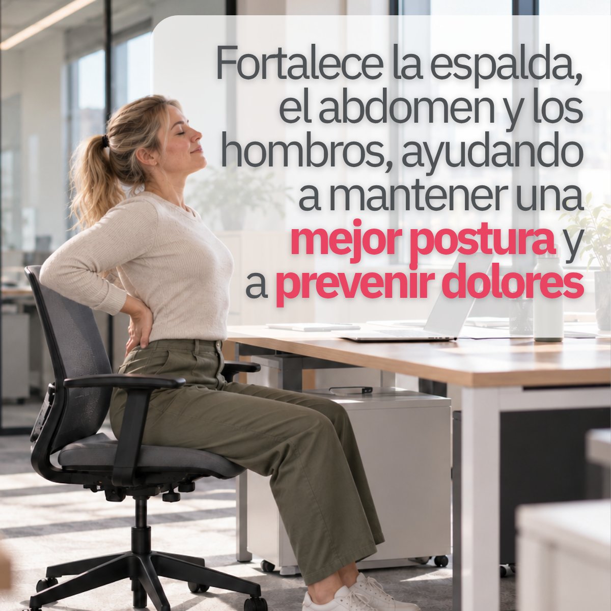 quironPREV's tweet photo. 🪑 ¡Pasar tu jornada laboral en la oficina está afectando a tu salud!

Te contamos cómo compensarlo a través de los entrenamientos de fuerza

🔗 https://t.co/iDLHbDWuI4 vía @EstrategiasTv https://t.co/5ligPsz23C