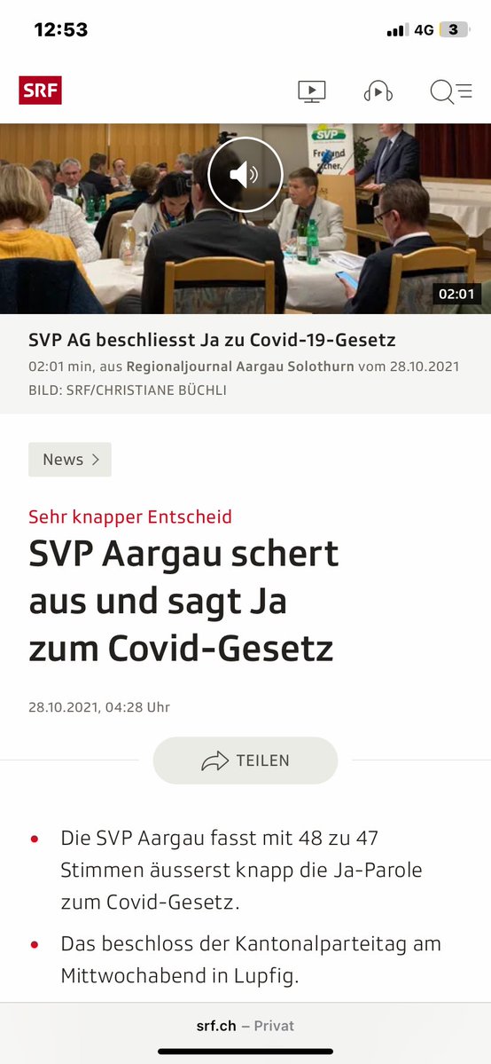 ChantalStadelm1's tweet photo. #SVPAargau schert aus und sagt 

Ja zum Covidgesetz und gratis #Impfschäden für alle !

Schweizerische Volkspartei ?!

Mein Beleid an die #Impfopfer in der #SVPch ! 🕯️✨🇨🇭🕊️ https://t.co/sZwdb2NfEH