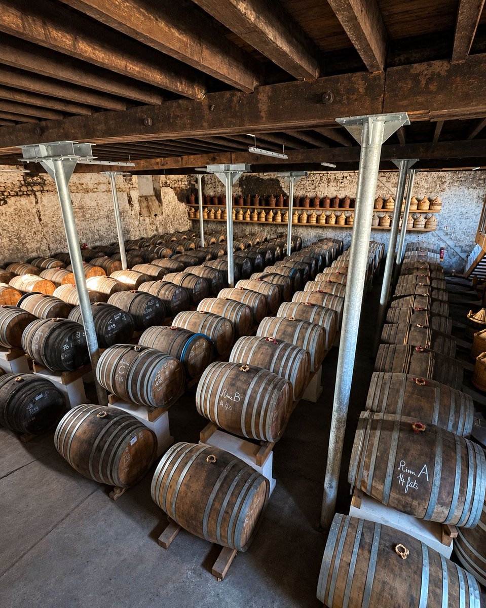 Coldorak's tweet photo. 🥃 How old is your Cognac, really?

Harvest year, distillation date, April 1st, oak maturation, glass demijohns… Cognac age is more complicated than you might think.

And when does a Cognac actually stop ageing? 🤔

I untangle it all in my latest article: https://t.co/lo0CWLEgan https://t.co/92qxLAw8GL
