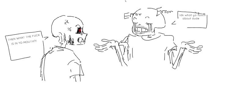 Eateroocn's tweet photo. Small comic I did while ago lol https://t.co/o2MQxW2qOC