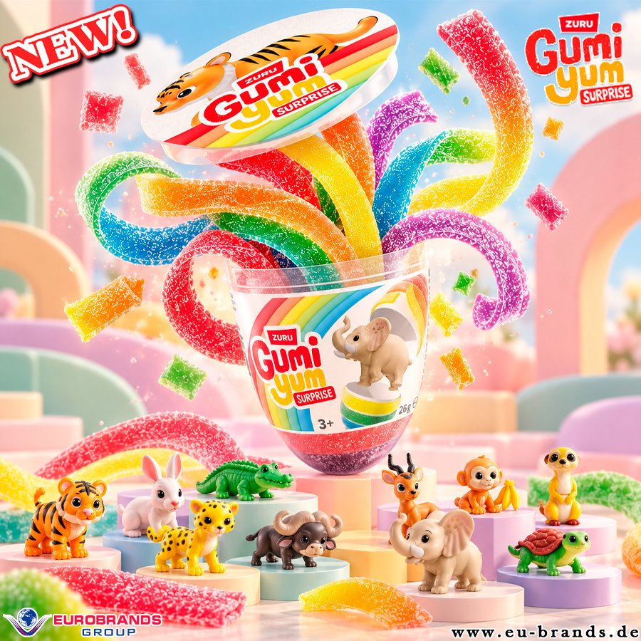 EurobrandsGroup's tweet photo. 📢We are pleased to present to you a new product that we added to Eurobrands assortment for you from Gumi Yum! 🌈 😍

☑ We welcome you to contact us and order via our email 👉info@eu-brands.de!

#eurobrands #wholesaler #amazing #yummy #delicious #food #new https://t.co/GuP246aLf5