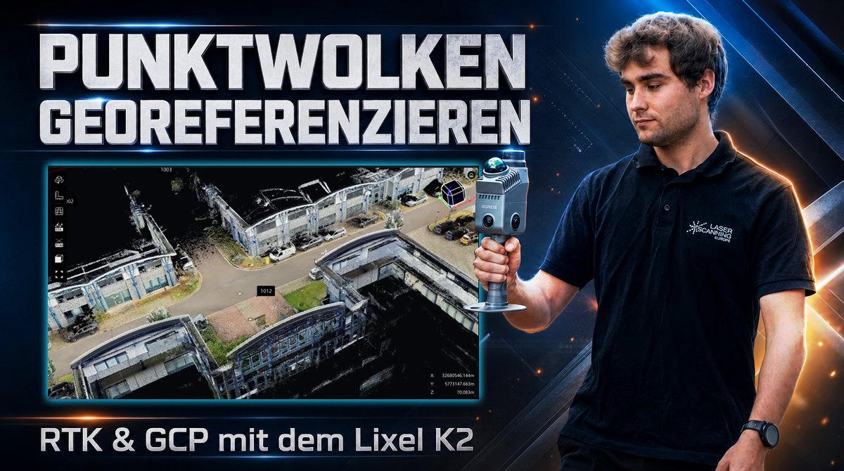 Laserscanningeu's tweet photo. Erfahrt Schritt für Schritt, wie ihr eure Scans mit der XGRIDS Lixel-Serie georeferenziert – von der Datenerfassung bis zur Verarbeitung in Lixel Studio.
🎥 Tutorial auf YouTube:
https://t.co/oM4FyRDYLm
#XGRIDS #3dscanning #pointcloud #georeferenz #laserscanning https://t.co/UO2rWcfSEX