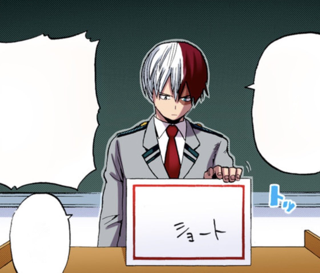 tododekucrumbs's tweet photo. I love how much Deku デク and Shoto ショート match as hero names. They are both short and easy to remember katakana alternative versions of their real names! #tddk https://t.co/kKWdrVVTUZ