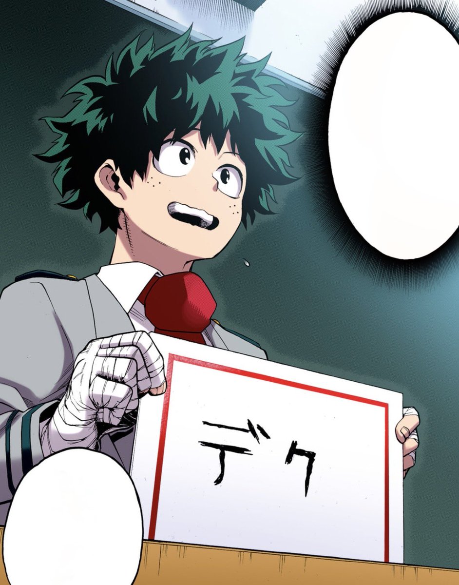 tododekucrumbs's tweet photo. I love how much Deku デク and Shoto ショート match as hero names. They are both short and easy to remember katakana alternative versions of their real names! #tddk https://t.co/kKWdrVVTUZ