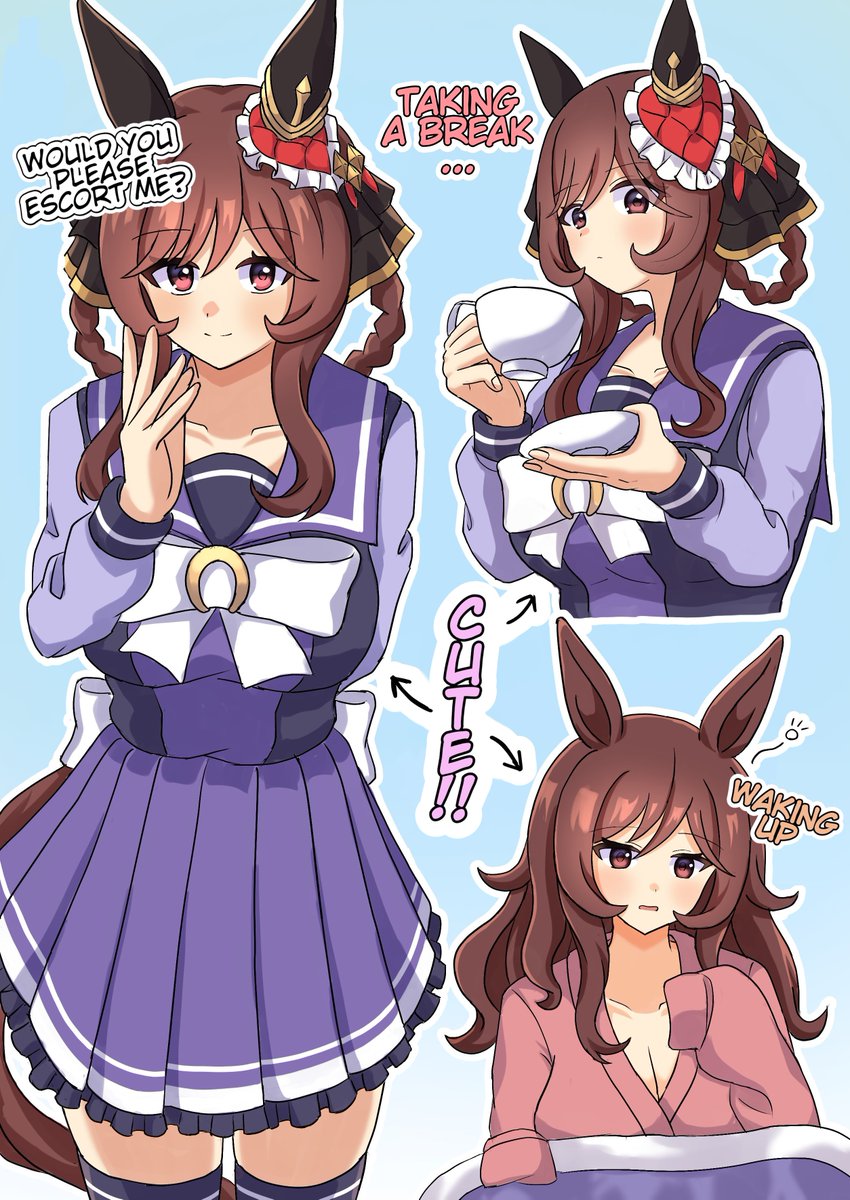 Euadi2's tweet photo. EN TL here
Check out the original artist's profile too @mochimaki_0087 
#Umamusume https://t.co/Eg5f74Js5m
