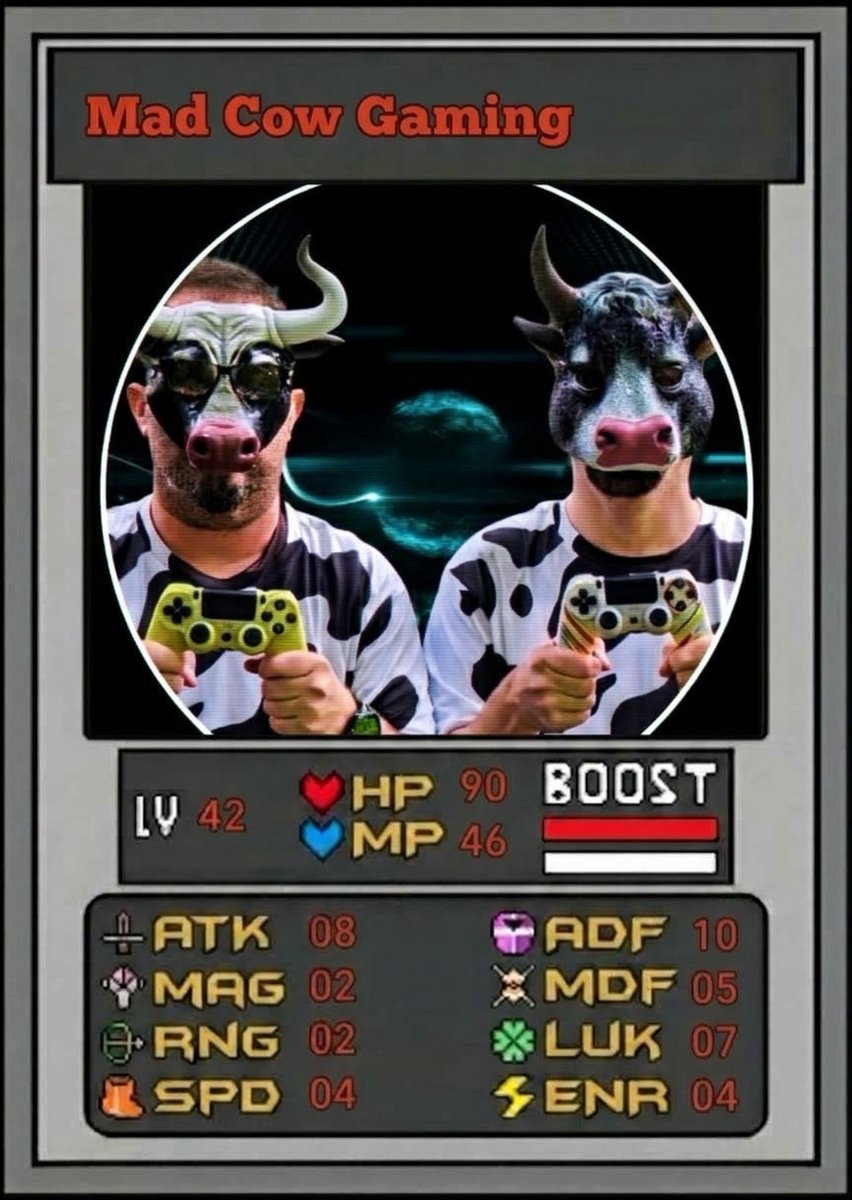 MadCowGamingYT's tweet photo. Ok folks, the next 4 cards are here! The roster now includes.....

@RetroSnackBar 
@FlippityGames 
@LordDweedle 
And us. https://t.co/Cd322X3Wcz