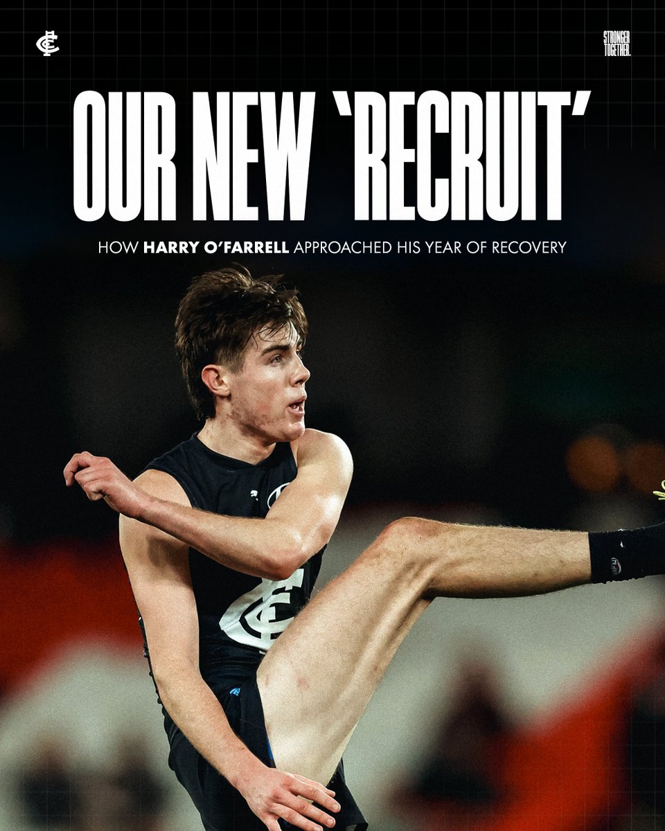 CarltonFC's tweet photo. A long wait.

It's going to be a special moment when boyhood Blue Harry O'Farrell is out there for his first game back in Navy Blue 🥹

FULL INTERVIEW: https://t.co/FFyU0Yqa34 https://t.co/1xgFblqYHI