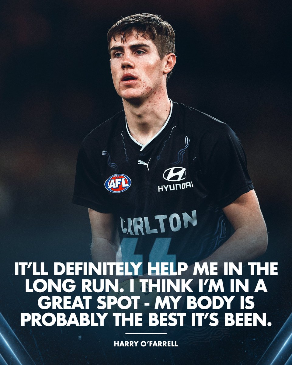 CarltonFC's tweet photo. A long wait.

It's going to be a special moment when boyhood Blue Harry O'Farrell is out there for his first game back in Navy Blue 🥹

FULL INTERVIEW: https://t.co/FFyU0Yqa34 https://t.co/1xgFblqYHI